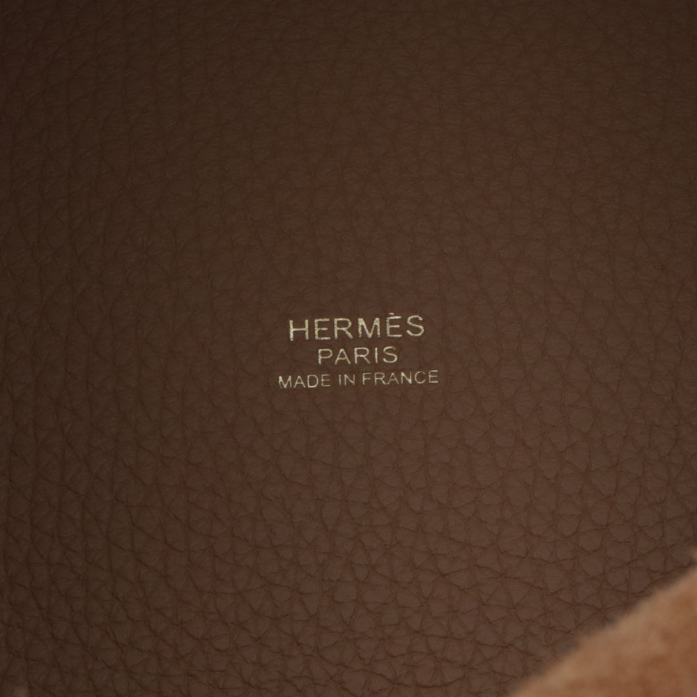 HERMES ピコタンロックMM ビスキュイ ゴールド金具
