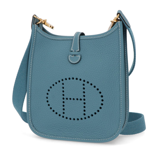 HERMES エヴリンTPM ニューブルージーン ゴールド金具