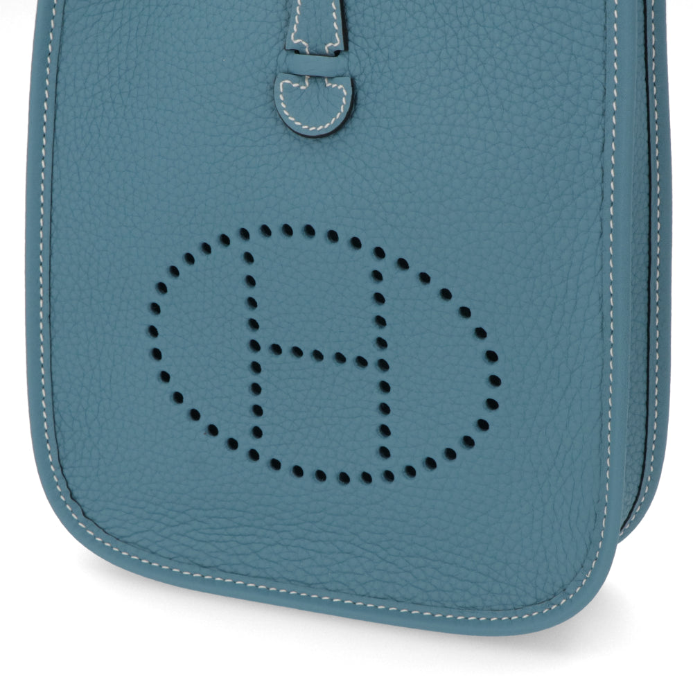 HERMES エヴリンTPM ニューブルージーン ゴールド金具