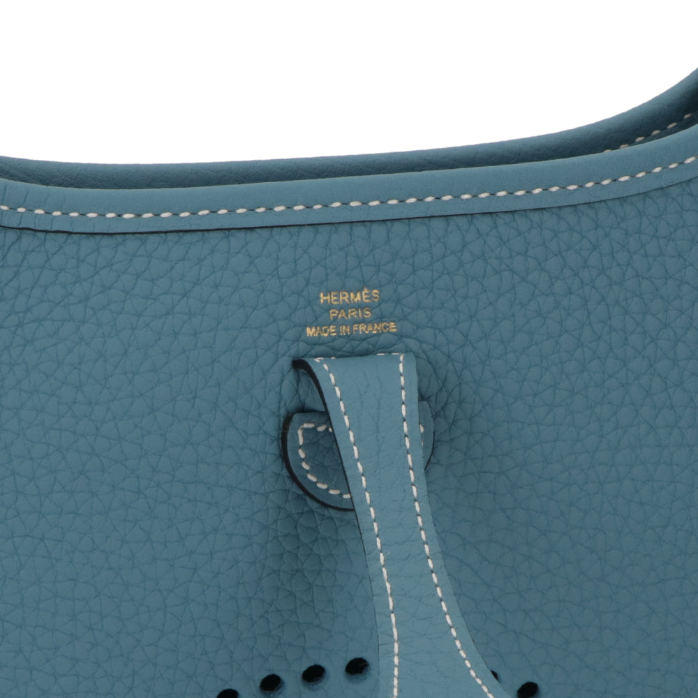 HERMES エヴリンTPM ニューブルージーン ゴールド金具