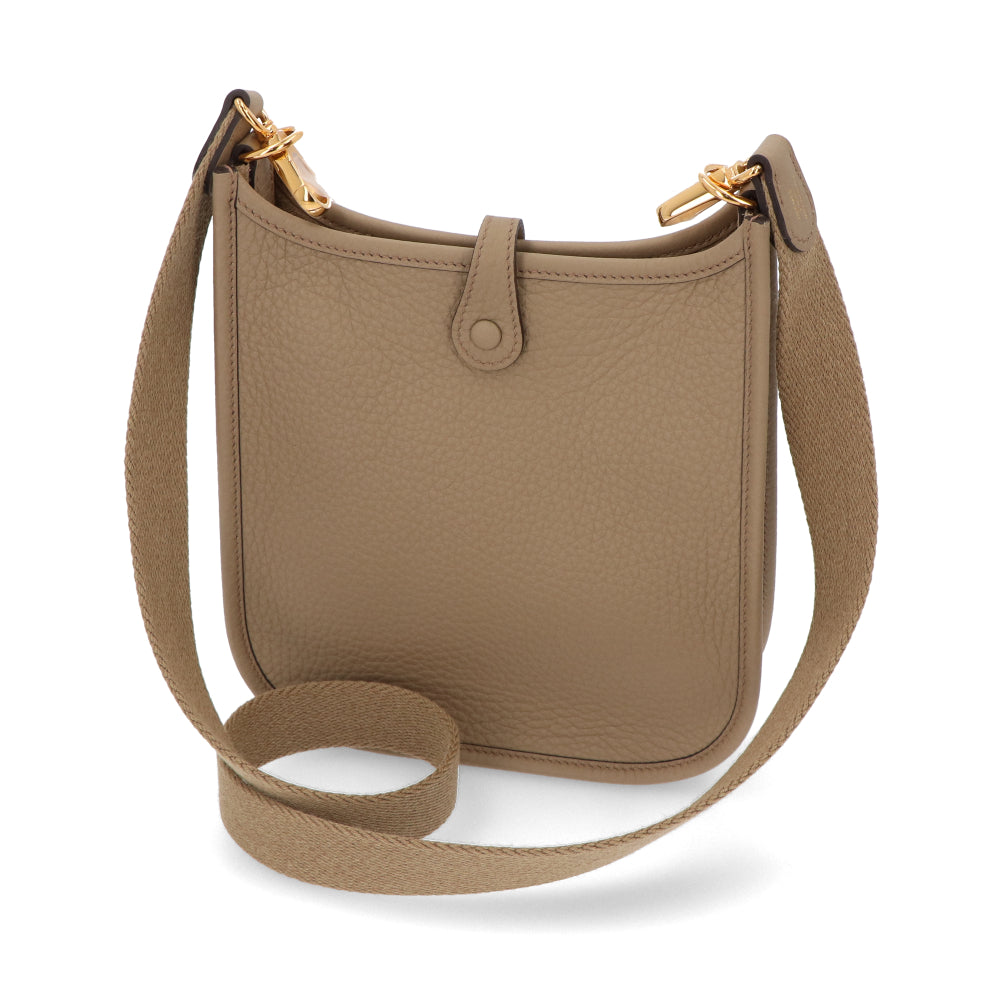 HERMES エヴリンTPM ベージュマルファ ゴールド金具