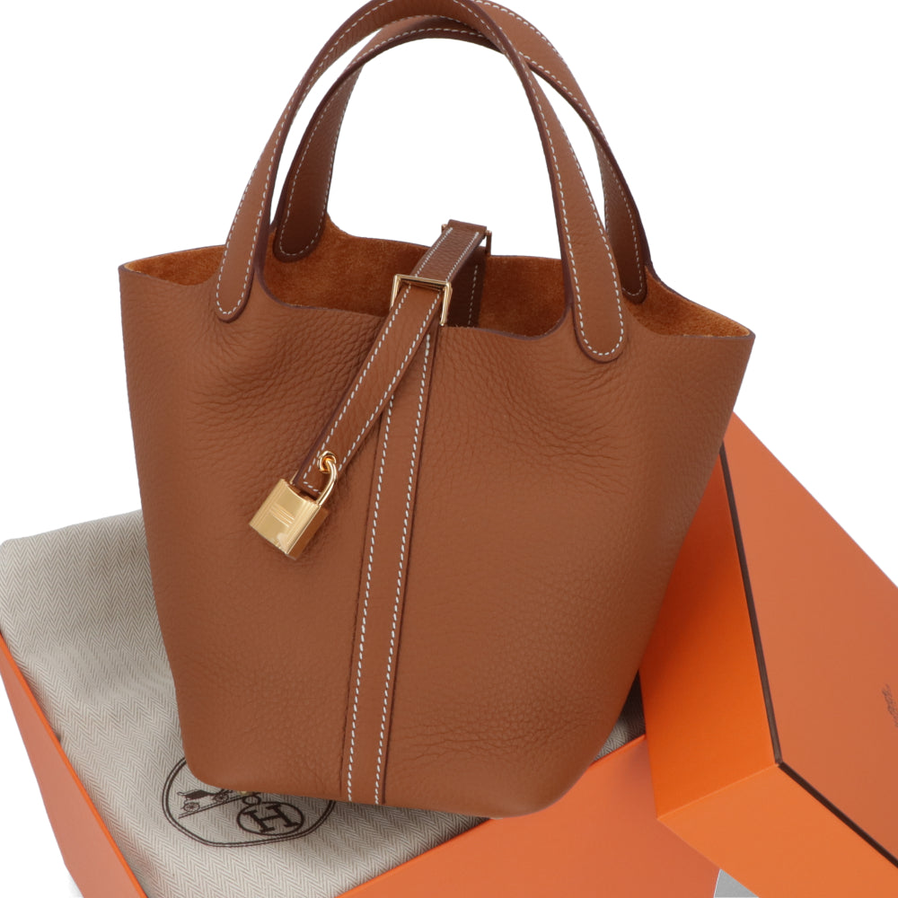 HERMES ピコタンロックPM ゴールド ゴールド金具