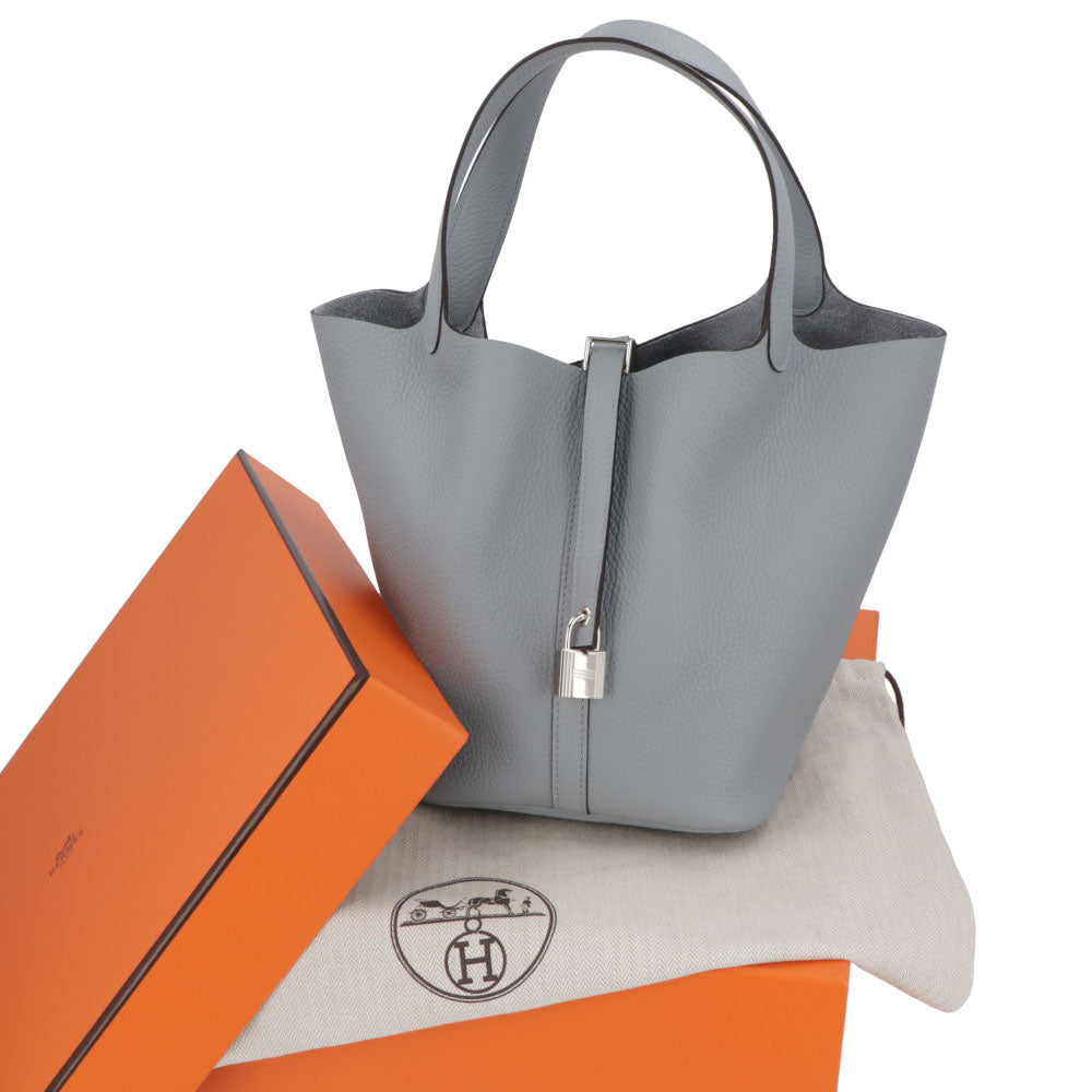 HERMES ピコタンロックMM グリパンタン シルバー