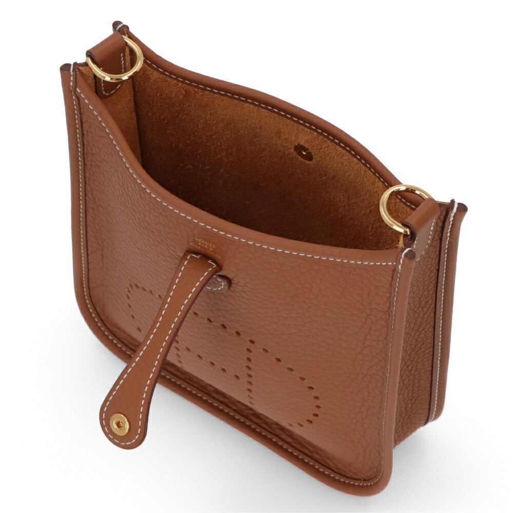 エルメス HERMES バッグ エヴリンTPM (16) ショートショルダー レディース ブラウン系 ゴールド ゴールド金具 トリヨンクレマンス W刻印