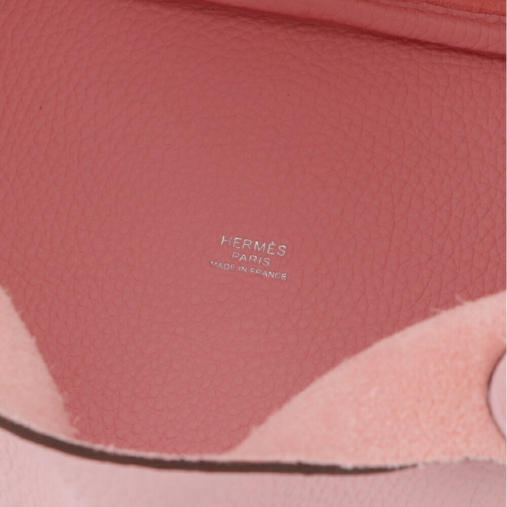 HERMES ピコタンロックPM  ローズサクラ シルバー金具