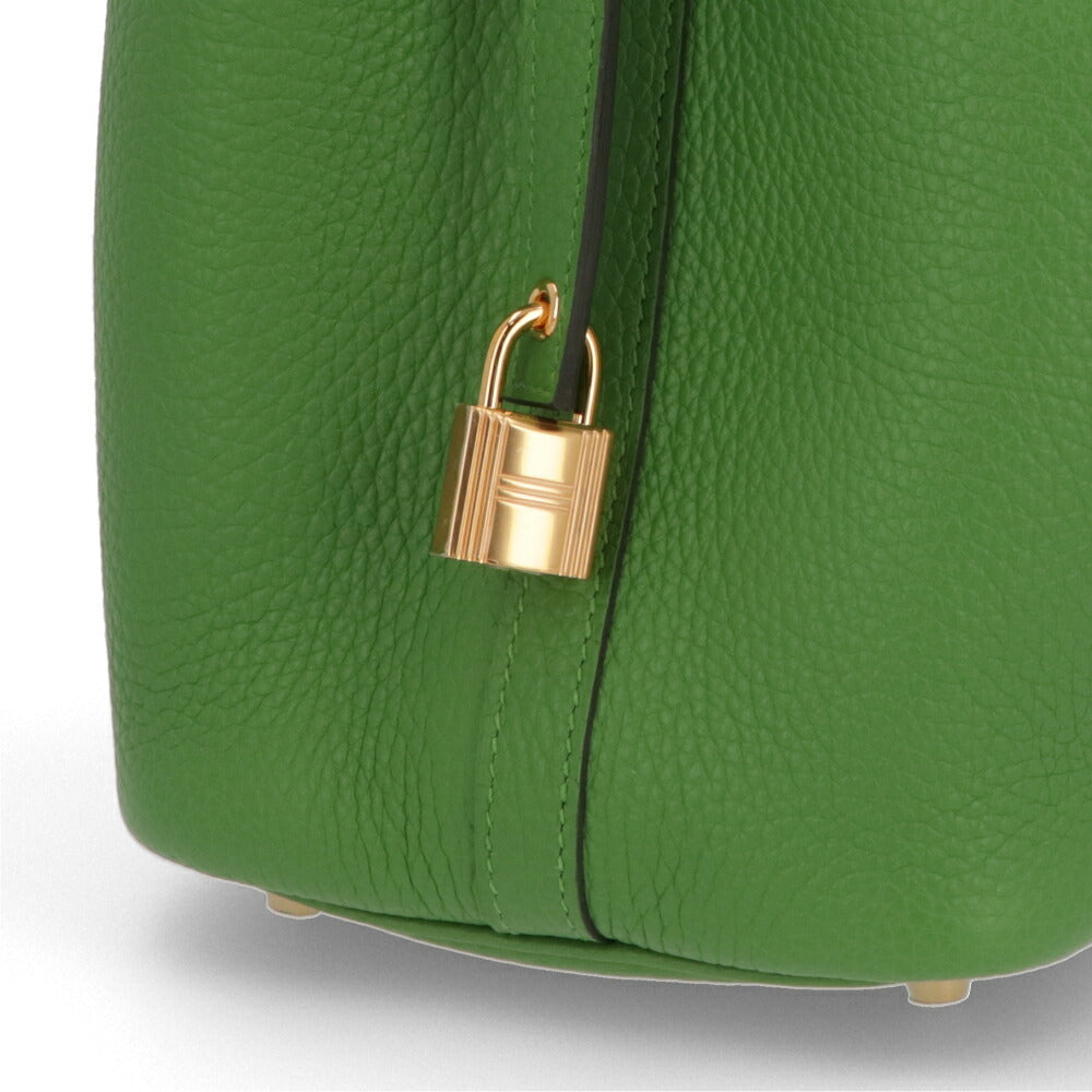 HERMES ピコタンロックPM ヴェールユッカ ゴールド金具