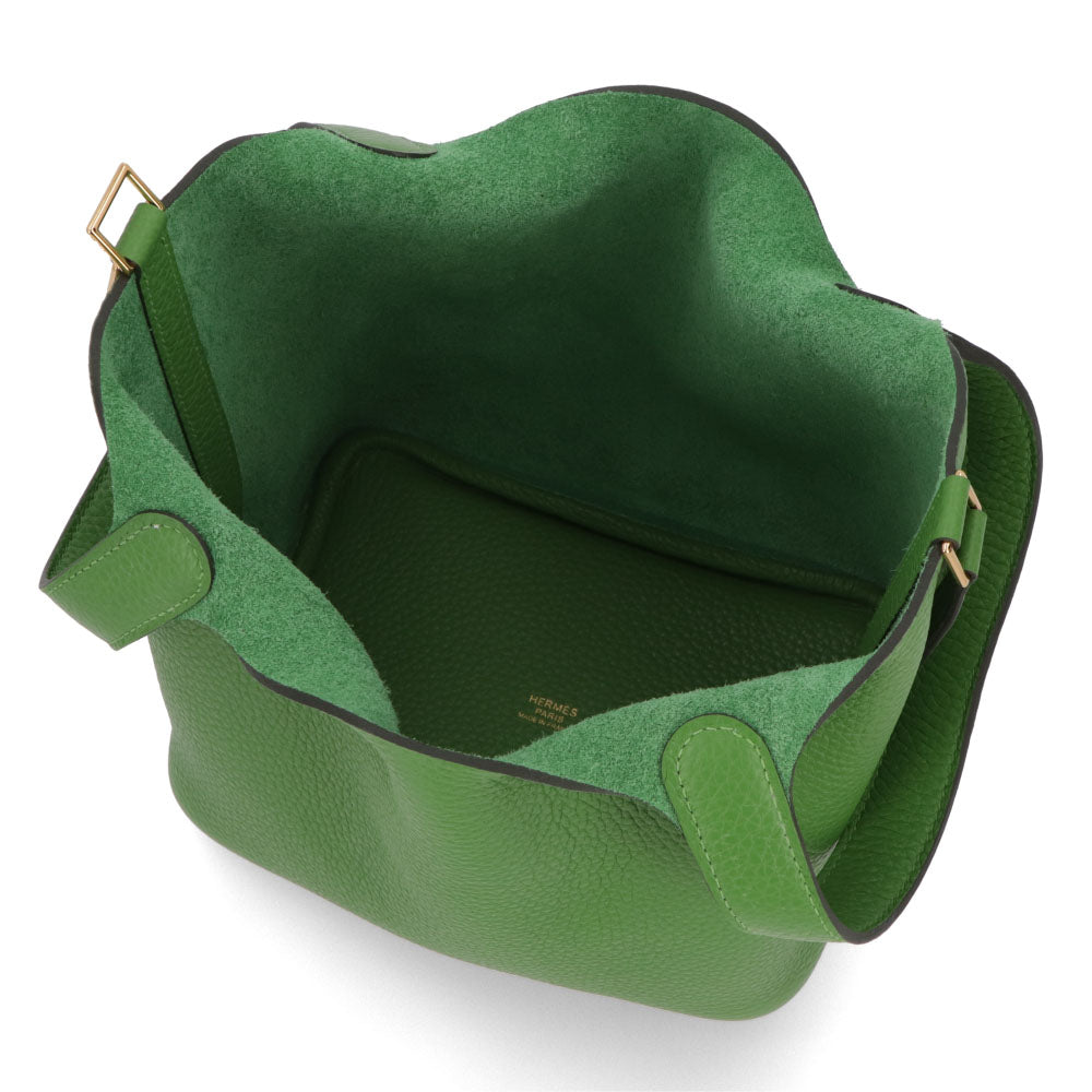 HERMES ピコタンロックPM ヴェールユッカ ゴールド金具