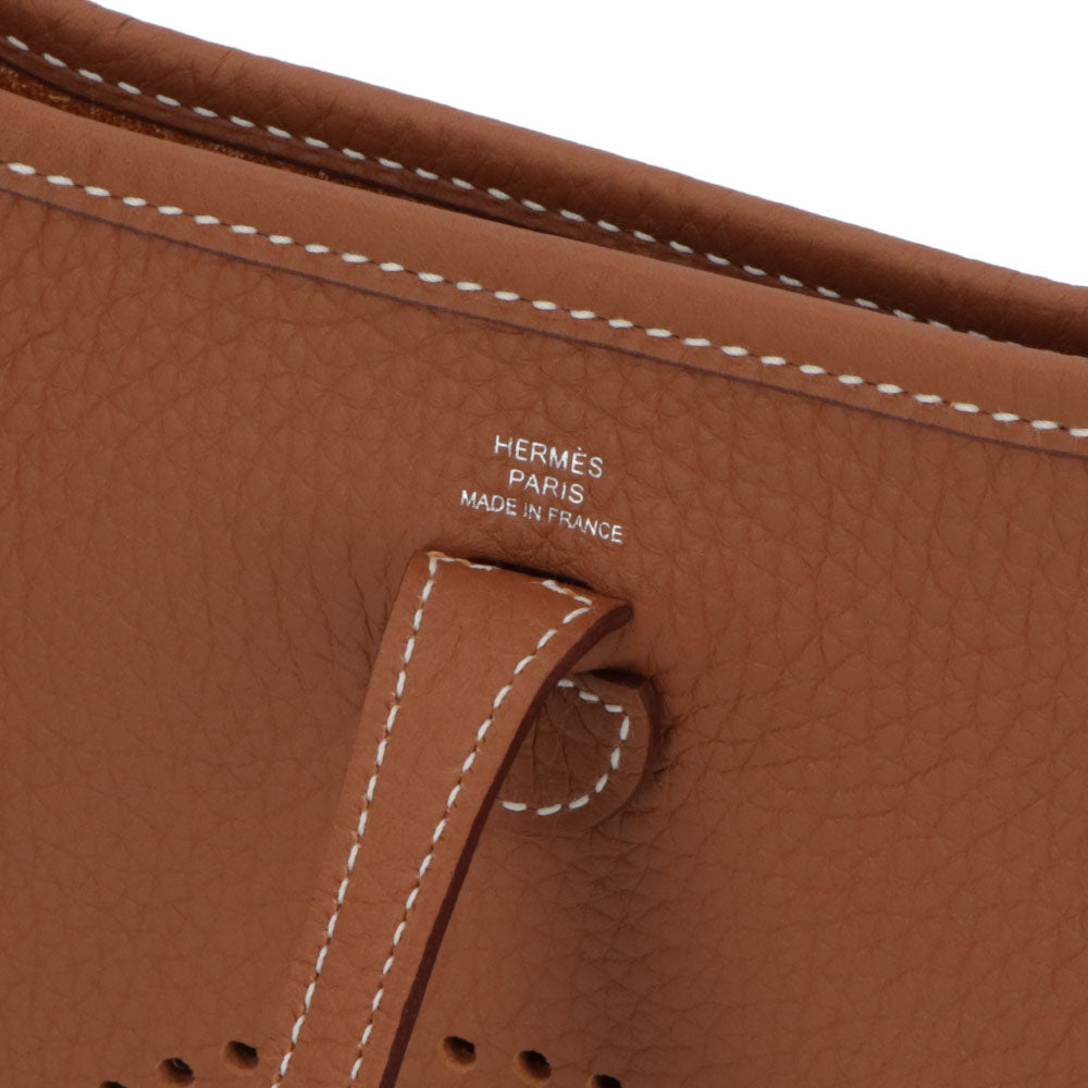 エルメス HERMES バッグ エヴリン TPM (16) レディース ブラウン系 ゴールド シルバー金具 トリヨンクレマンス W刻印