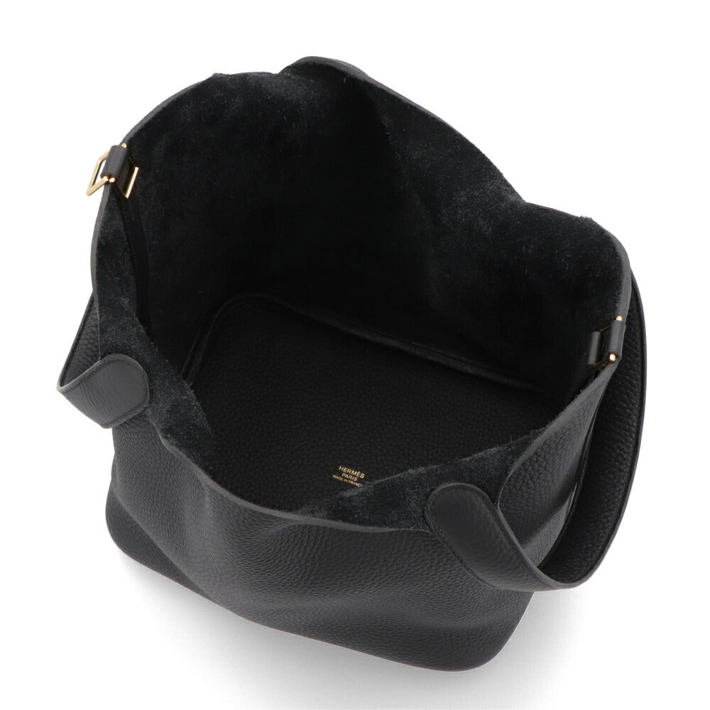 HERMES ピコタンロックMM ブラック ゴールド