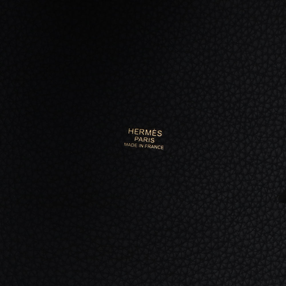 HERMES ピコタンロックMM ブラック ゴールド
