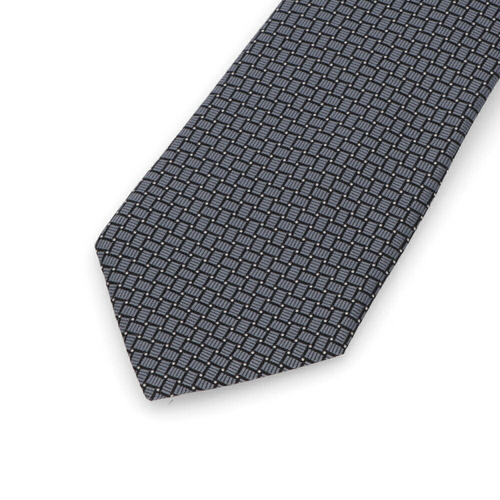 ランバン LANVIN ネクタイ メンズ SILK TIE ネイビー ブルー レッド グレー シルク ブランドネクタイ ネイビー 幾何学模様 柄物アイテム 32LVNT306501