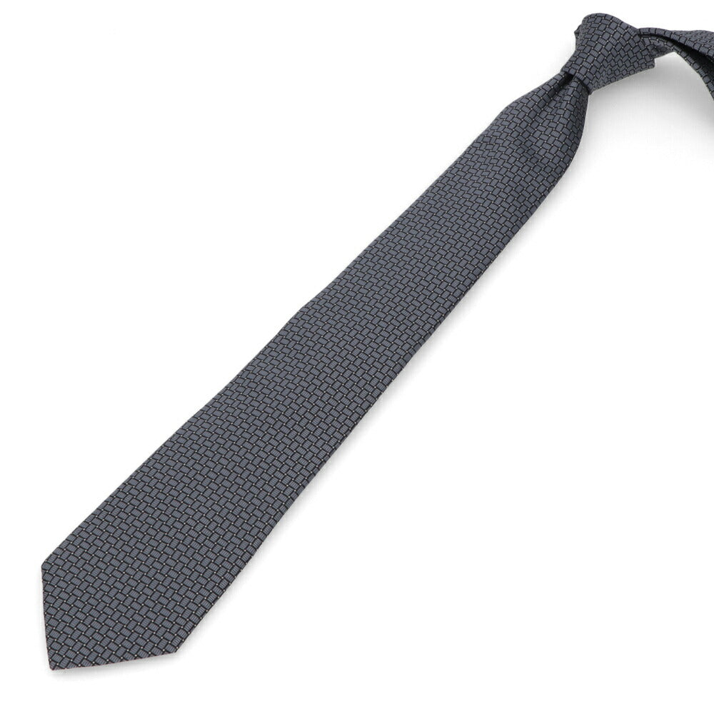 ランバン LANVIN ネクタイ メンズ SILK TIE ネイビー ブルー レッド グレー シルク ブランドネクタイ ネイビー 幾何学模様 柄物アイテム 32LVNT306501