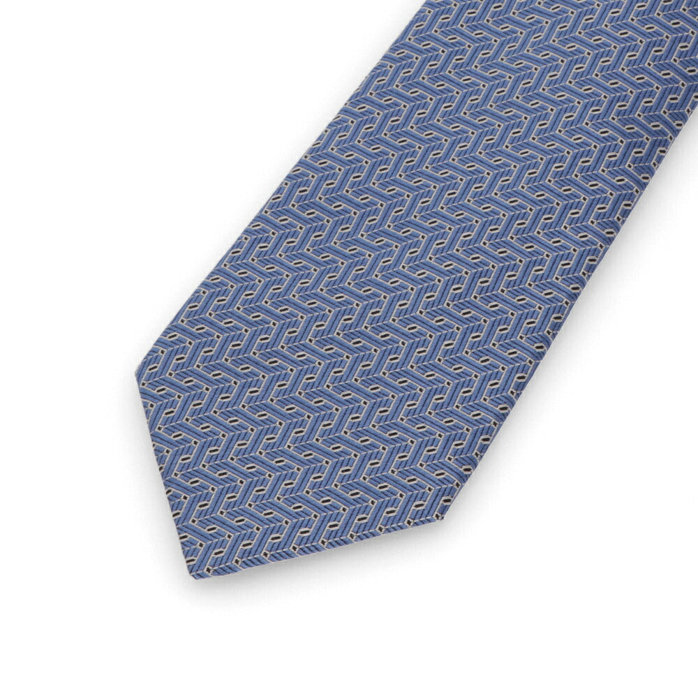 ランバン LANVIN ネクタイ メンズ SILK TIE レッド ブルー ネイビー シルク ブランドネクタイ 幾何学模様 柄物アイテム 32LVNT306801