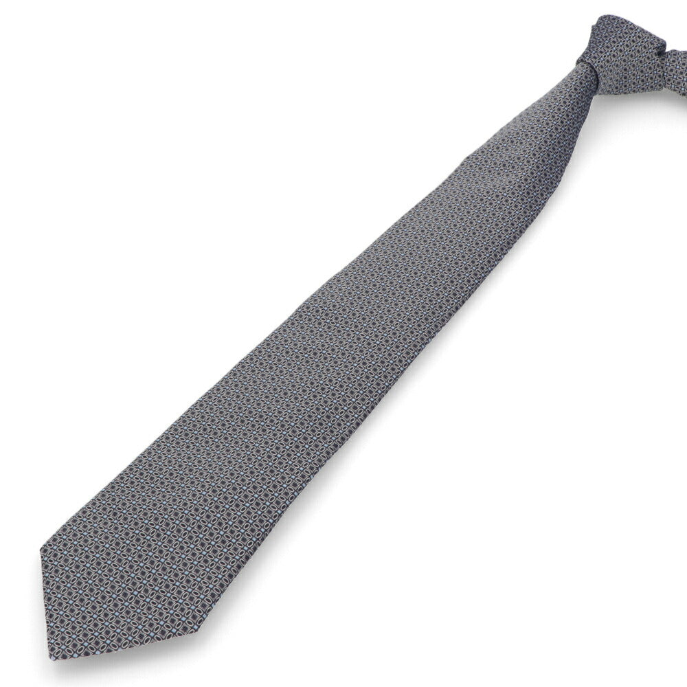 ランバン LANVIN ネクタイ メンズ SILK TIE グレー シルク ブランドネクタイ グレー 幾何学模様 柄物アイテム 32LVNT311804