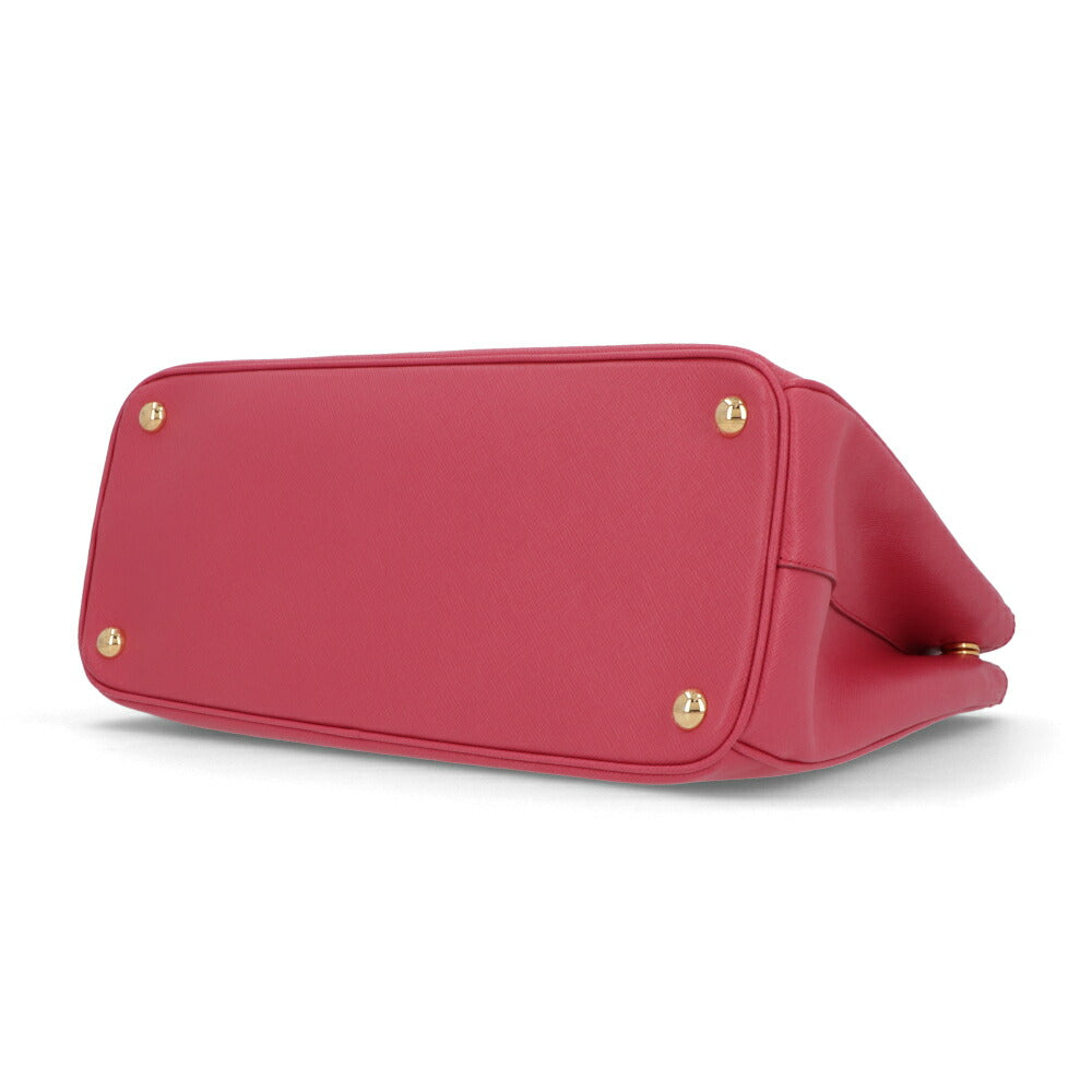 PRADA ハンドバッグ ガレリア ピンク Sランク