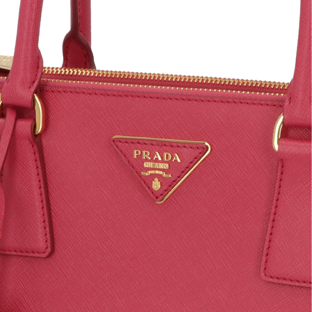 PRADA ハンドバッグ ガレリア ピンク Sランク