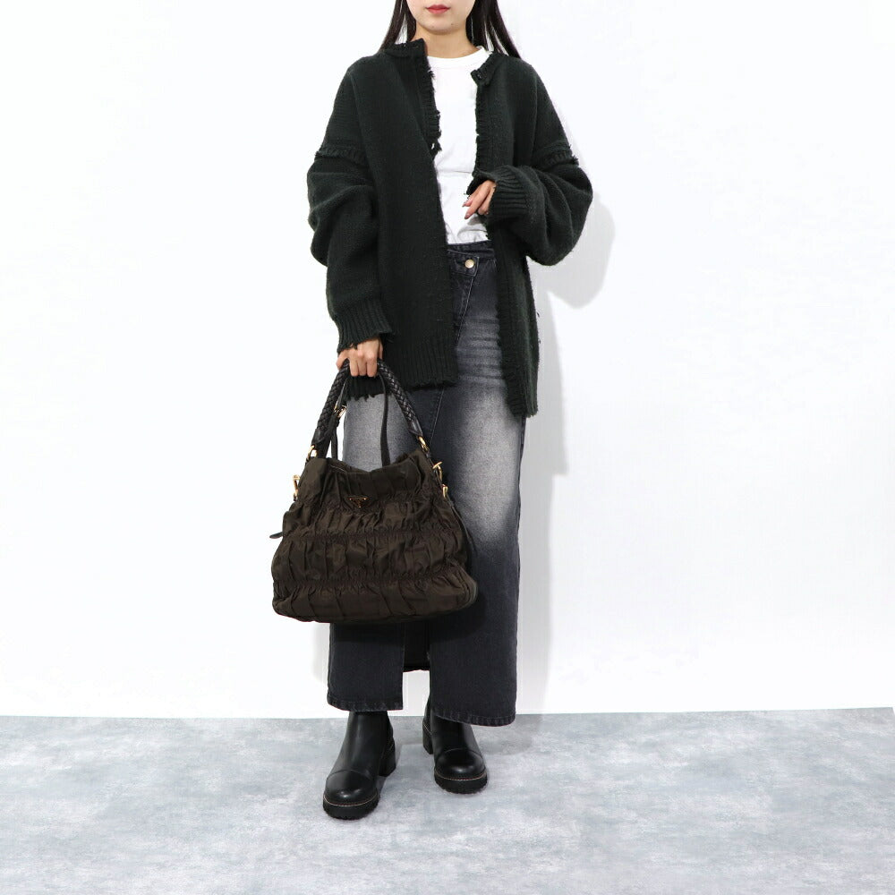 PRADA ハンドバッグ TESSUTO GAUFRE BCランク