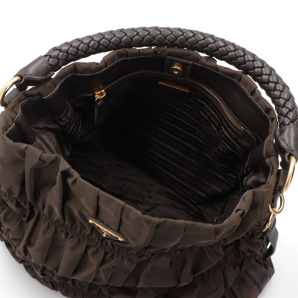 PRADA ハンドバッグ TESSUTO GAUFRE BCランク