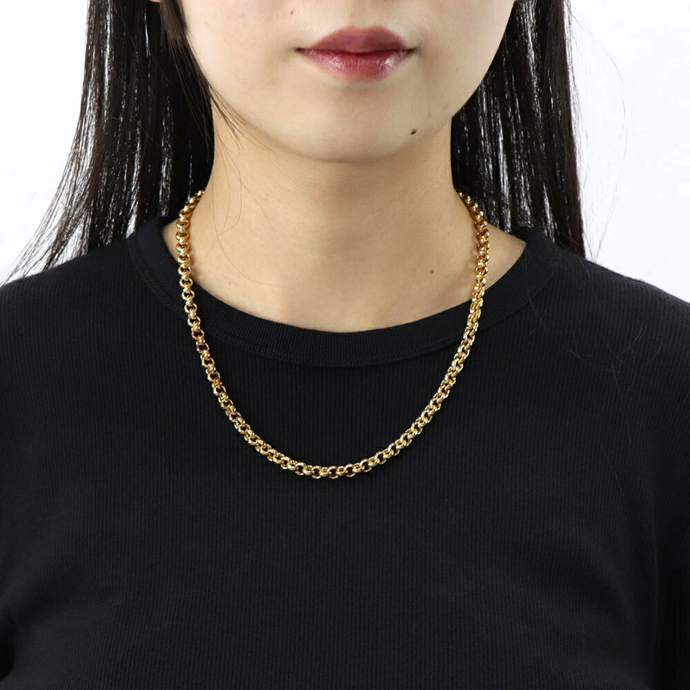 トムウッド TOM WOOD アクセサリー ネックレス レディースThick Rolo Chain ゴールド 9Kゴールド シンプル N0JP55NA01S925