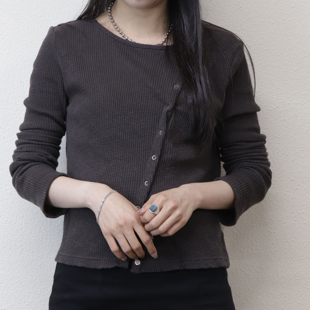 トム ウッド 指輪 リング Cushion Green Marble