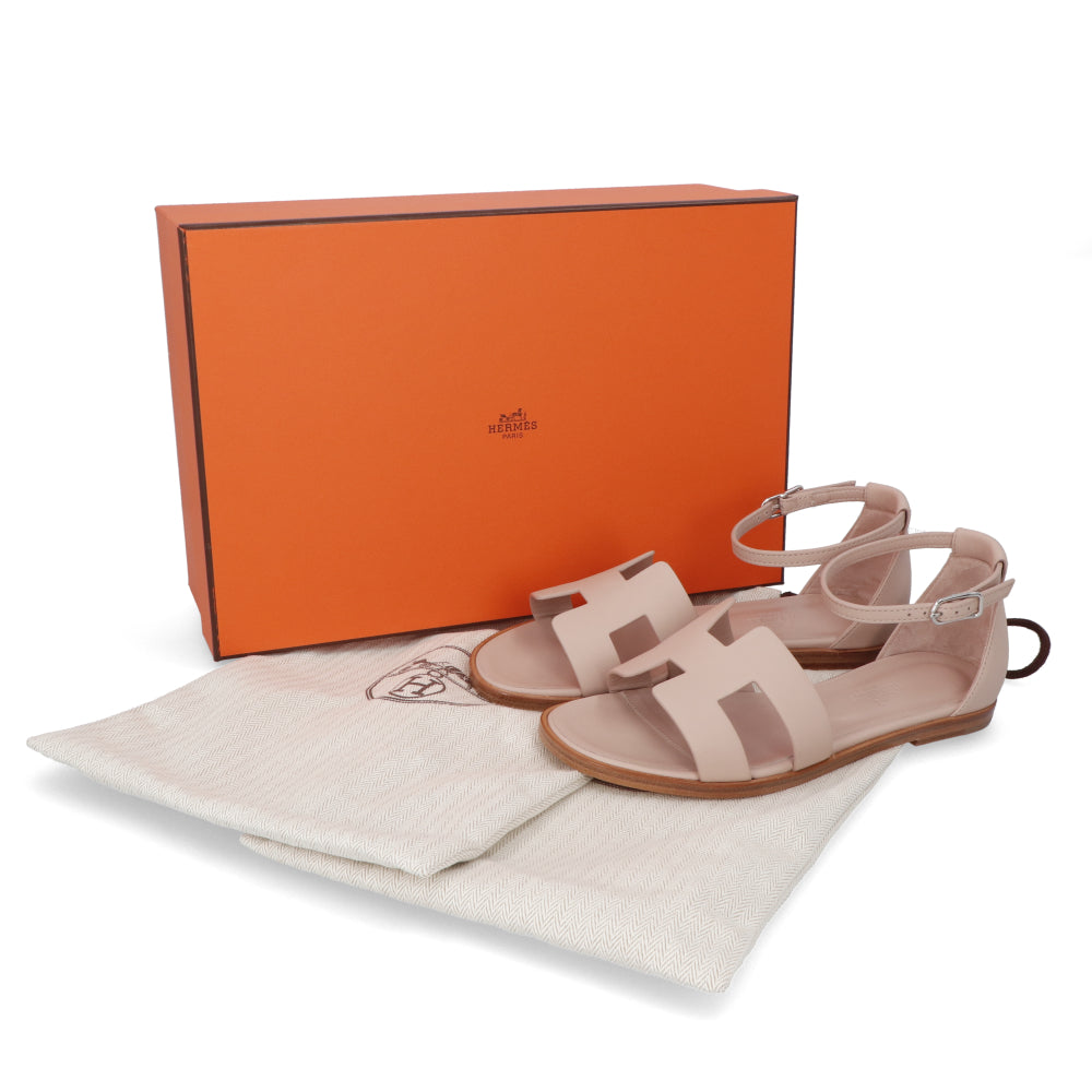 HERMES サントリーニ サンダル ベージュヌード