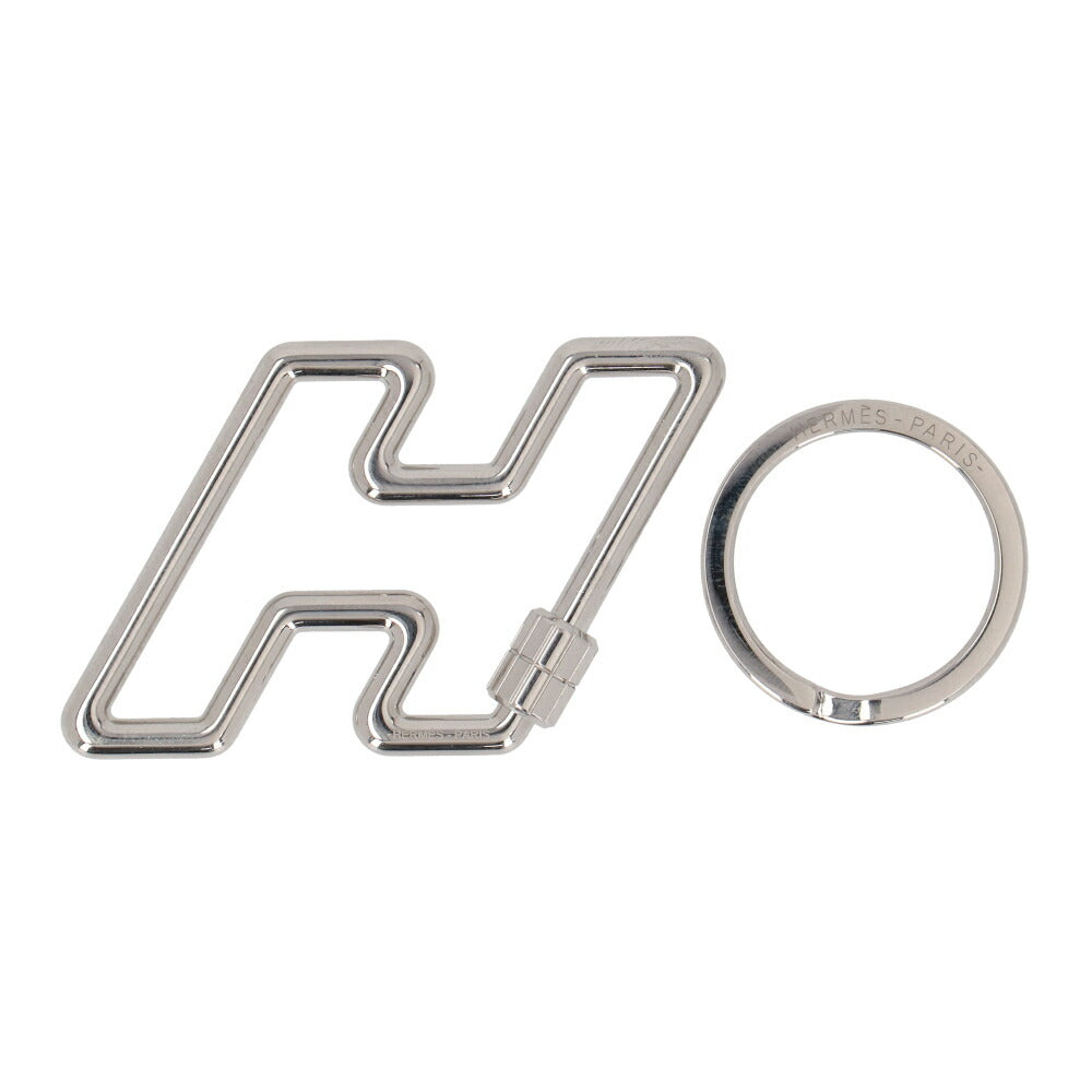 HERMES エルメス キーリング H TOO SPEED トゥースピード シルバー チャーム