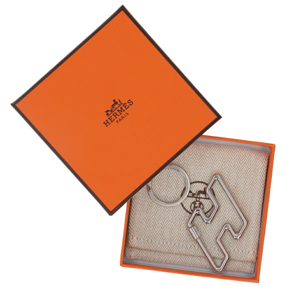 HERMES エルメス キーリング H TOO SPEED トゥースピード シルバー チャーム