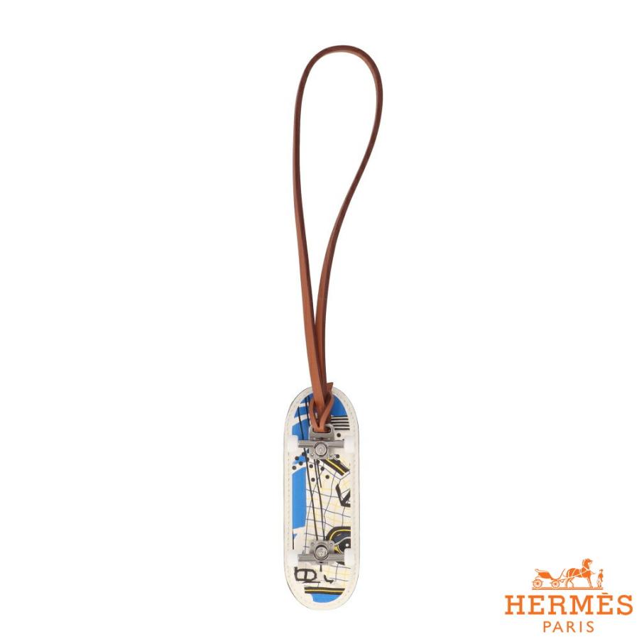 エルメス スケートボードチャーム ブラック系 シェーブル