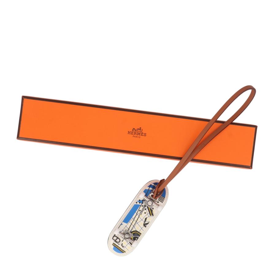 エルメス スケートボードチャーム ブラック系 シェーブル