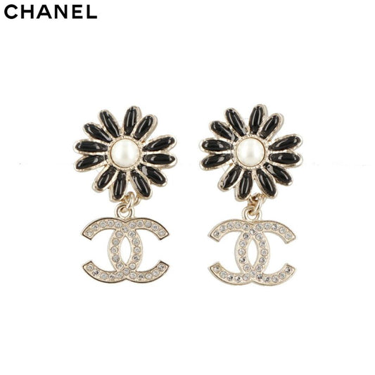 シャネル CHANEL AB9654 ピアス ブラック パール