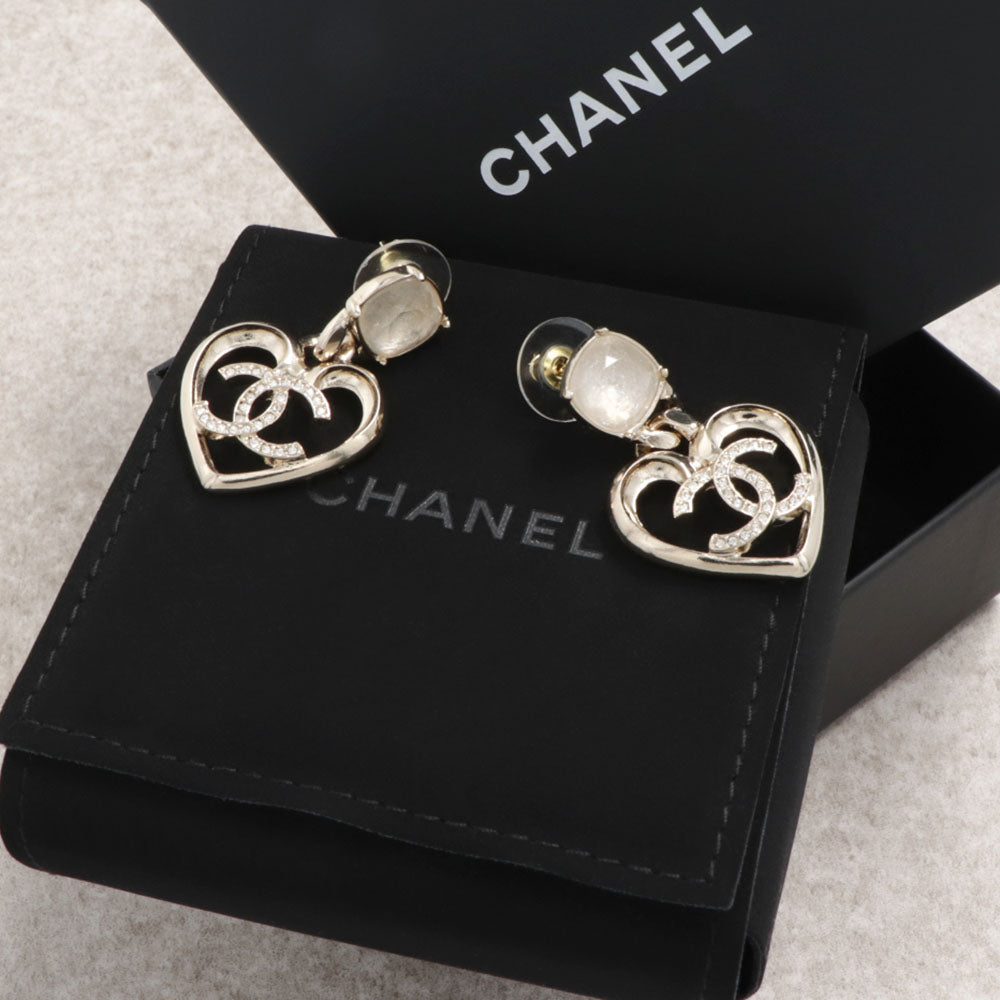 シャネル CHANEL ABA100 ココマーク ハート ピアス