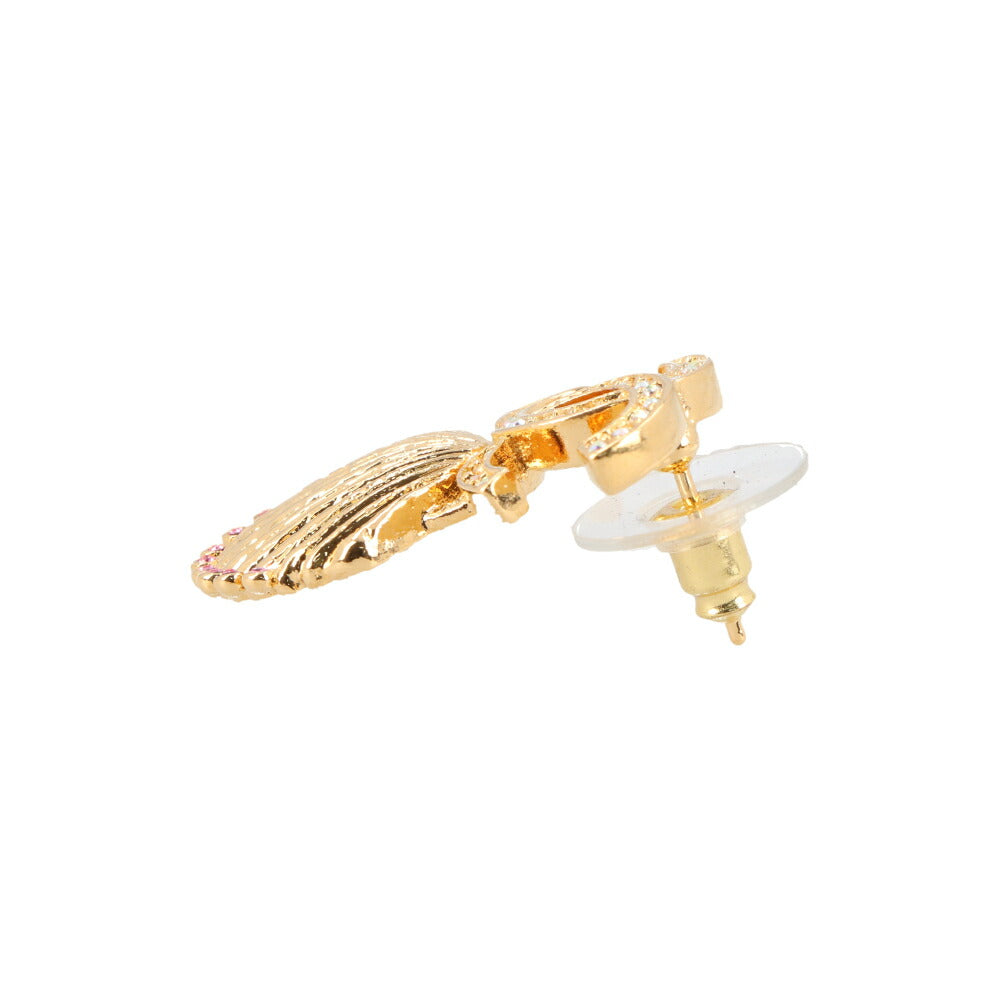 シャネル CHANEL ピアス ABA063 クリスタル ゴールド