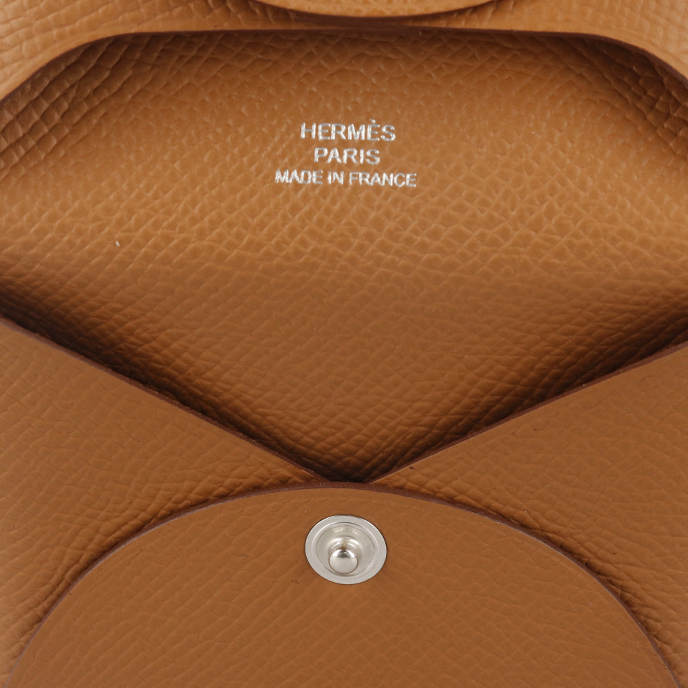 エルメス バスティア コインケース ゴールド エプソン