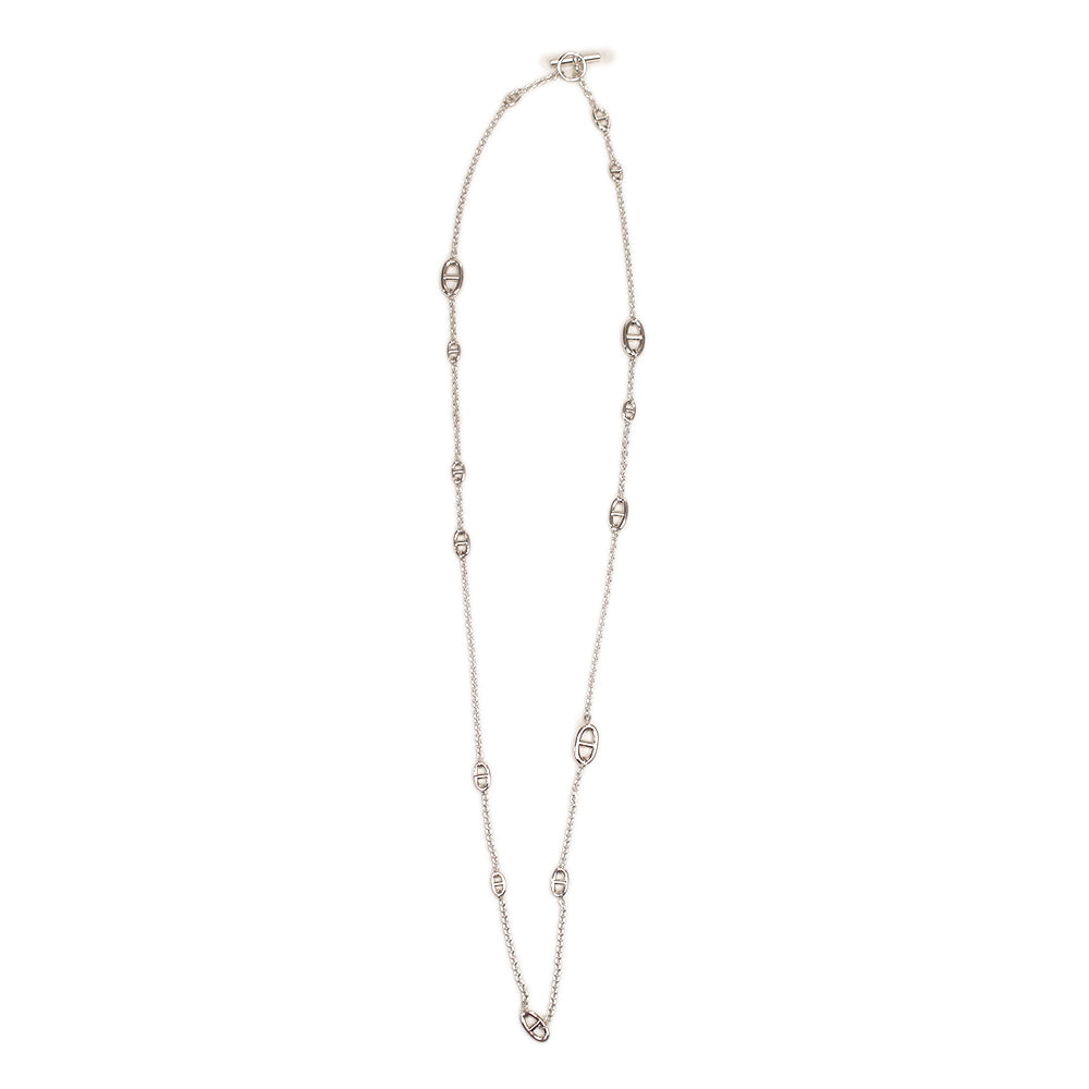 HERMES エルメス ロングネックレス ファランドール 120