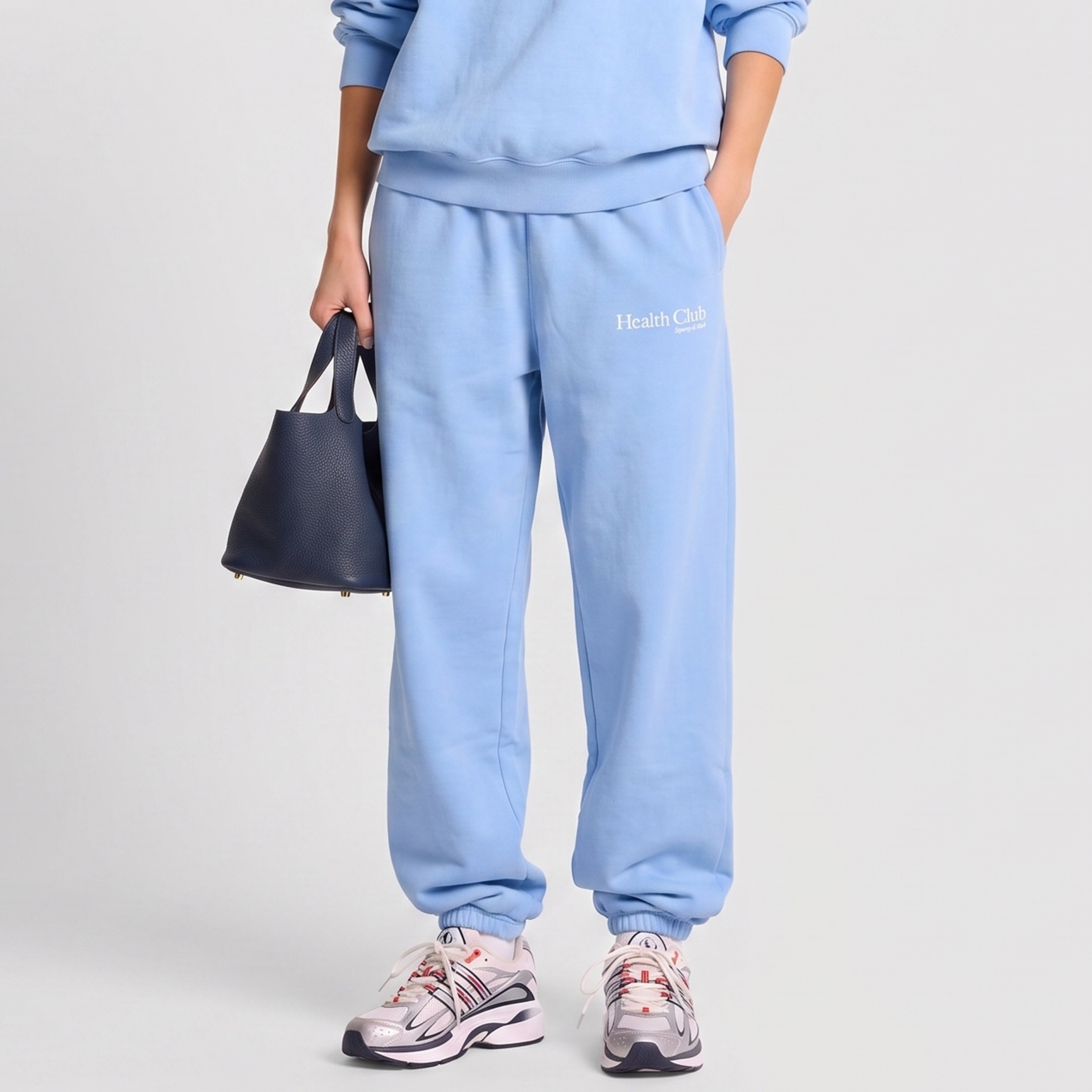 Sporty＆Rich ロングパンツ ライトブルー スウェットパンツ – LE CHIEN