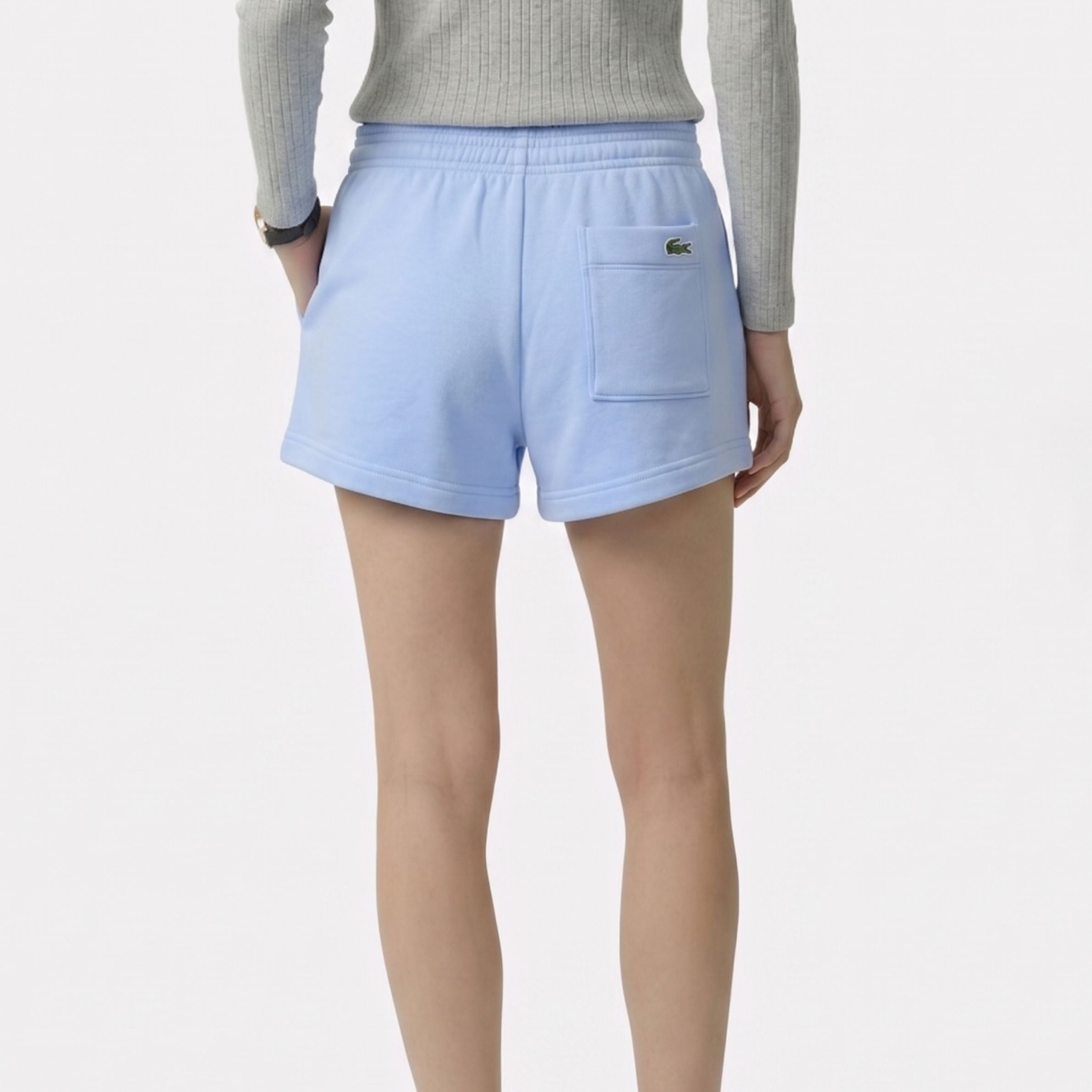 Sporty＆Rich×LACOSTE コラボ ショートパンツ スウェット