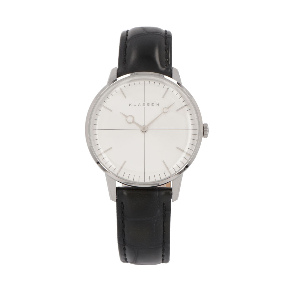 KLASSE14 時計 Disco Volante 36mm Quartz Leather ステンレススチール レザー シルバーカラー 腕時計 DI16SR001W