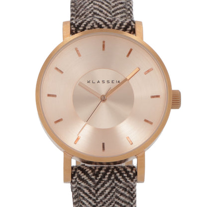 KLASSE14 時計 ステンレススチール テキスタイル ロゴ ヘリンボーン柄 腕時計 VO16SA006M SET