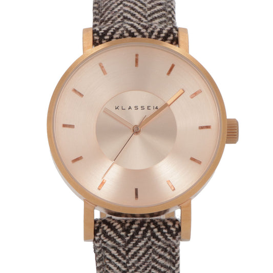 KLASSE14 時計 ステンレススチール テキスタイル ロゴ ヘリンボーン柄 腕時計 VO16SA006M SET