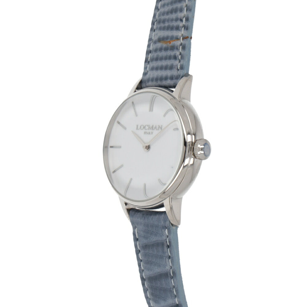 LOCMAN 時計 ブルー系 ステンレススティール シルバー 腕時計 0253A08A-00WHNKPS 1960 LADY