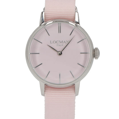 LOCMAN 時計 ピンク ステンレススティール シルバー 腕時計 0253A11A-00PKNKNP 1960 LADY
