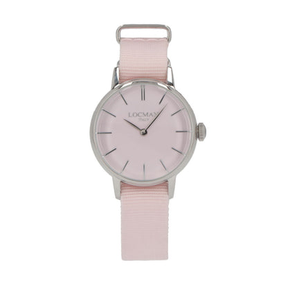 LOCMAN 時計 ピンク ステンレススティール シルバー 腕時計 0253A11A-00PKNKNP 1960 LADY