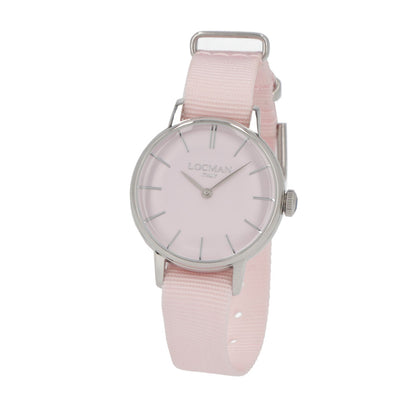 LOCMAN 時計 ピンク ステンレススティール シルバー 腕時計 0253A11A-00PKNKNP 1960 LADY