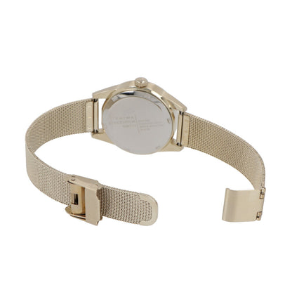 TRIWA 時計 ASKA ステンレス ステンレスメッシュ ロゴ 腕時計 AKST103-MS121717