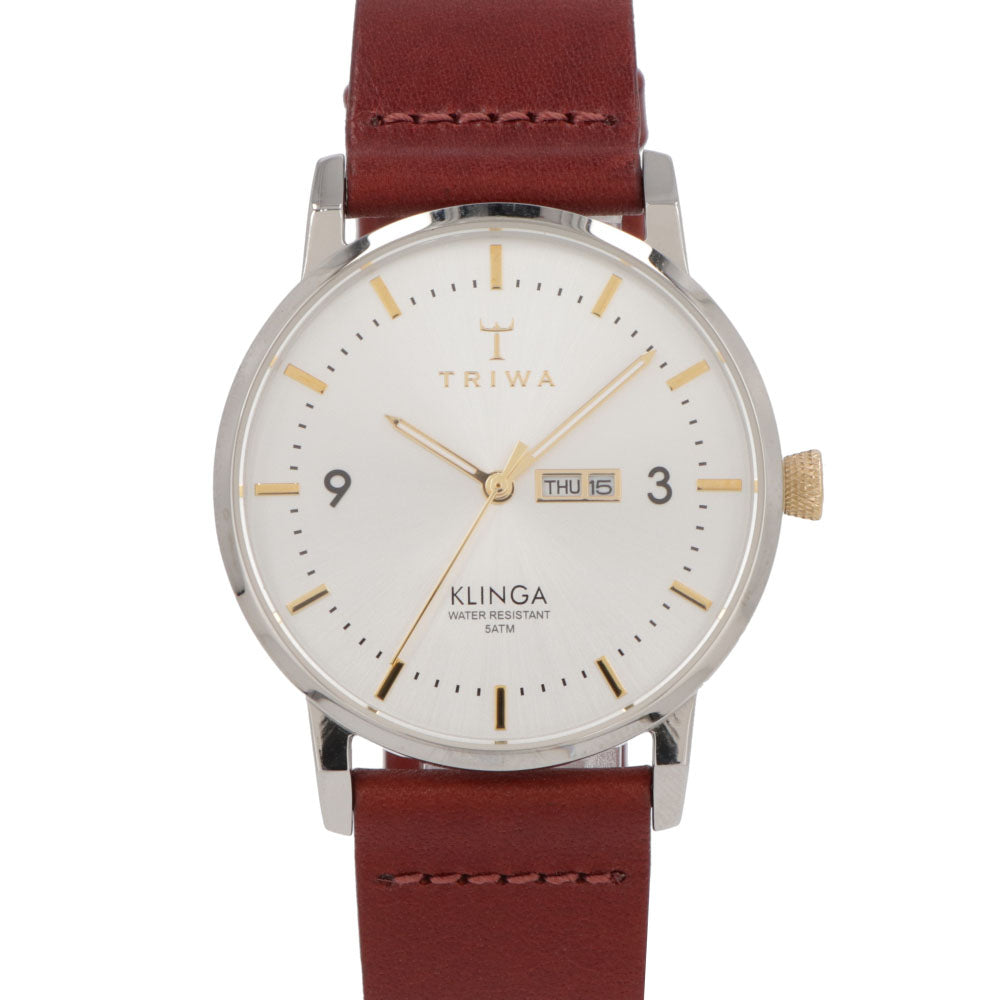 TRIWA 時計 KLINGA ステンレス シルバー 腕時計 KLST104-CL010312