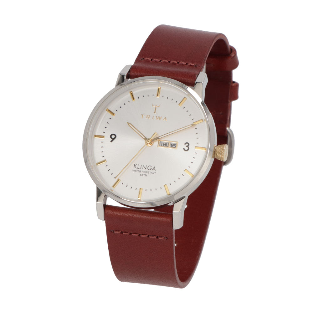TRIWA 時計 KLINGA ステンレス シルバー 腕時計 KLST104-CL010312