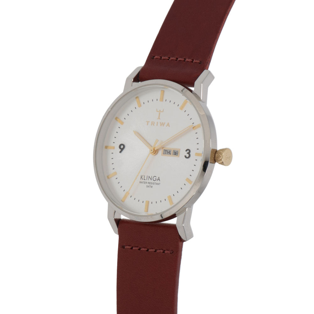 TRIWA 時計 KLINGA ステンレス シルバー 腕時計 KLST104-CL010312