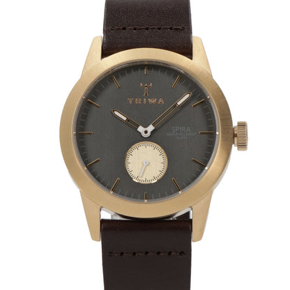 TRIWA 時計 SPIRA ブラウン系 ステンレス ゴールド 腕時計 SPST101-CL010413