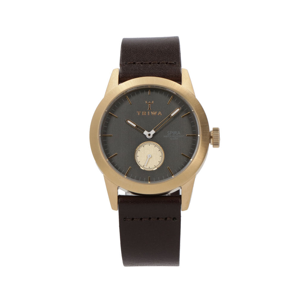 TRIWA 時計 SPIRA ブラウン系 ステンレス ゴールド 腕時計 SPST101-CL010413