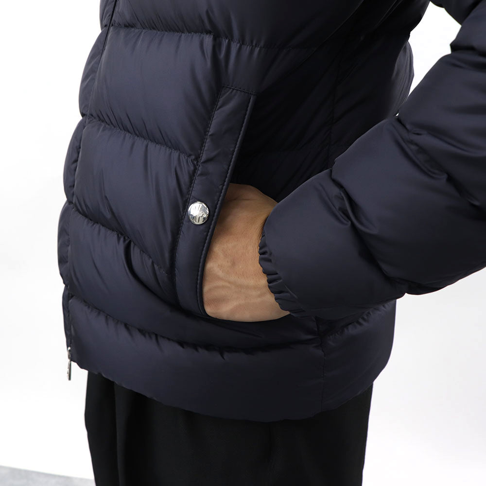 モンクレール 41940 SERVIERES ダウンジャケット 紺